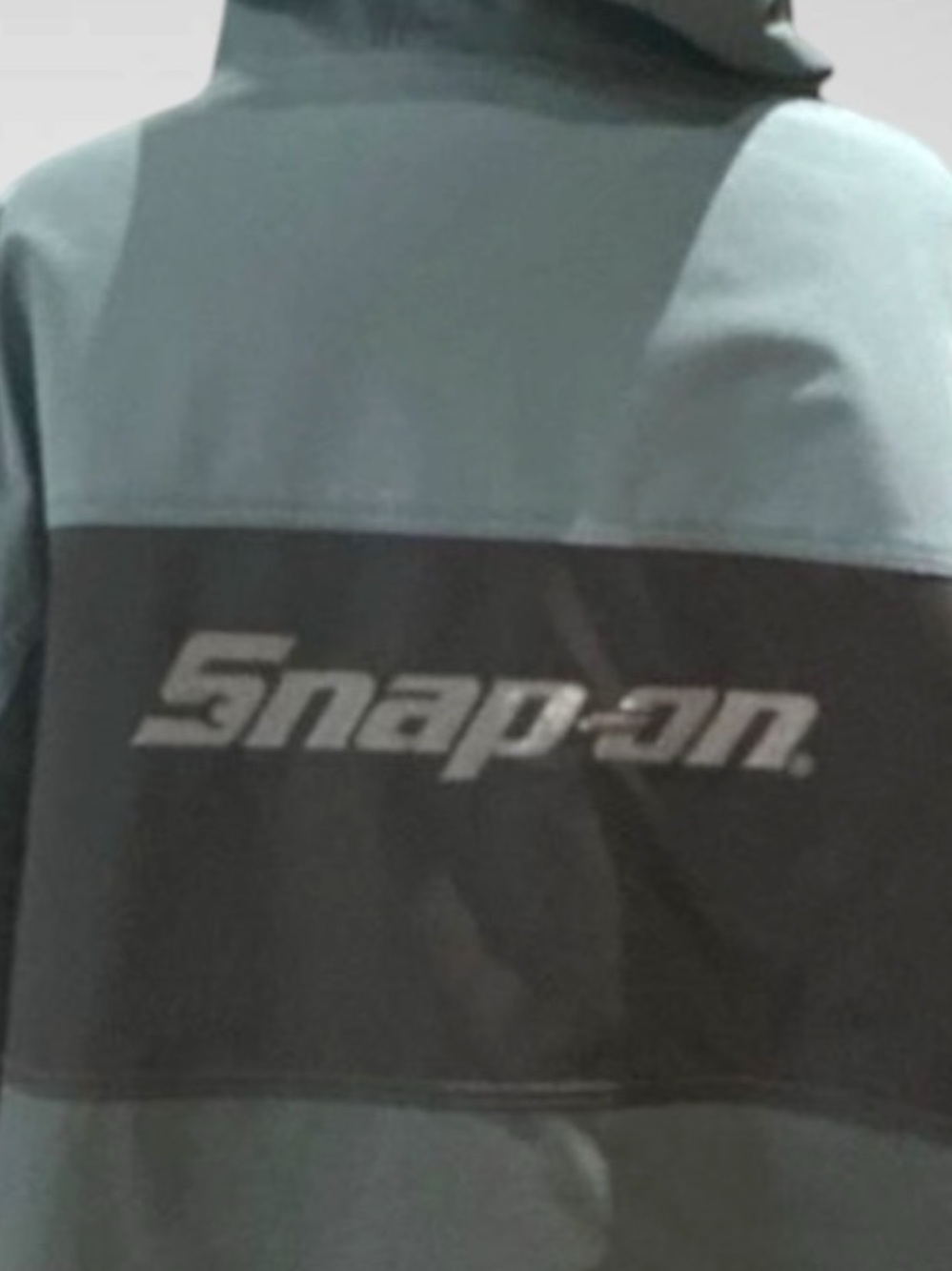 Snap-on Men’s XXL Insulated Hooded Work Jacket Black Gray Heavy Duty
